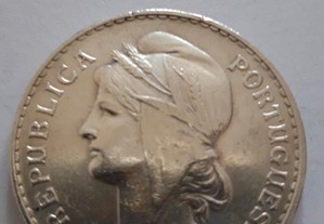 Moeda 50 centavos Prata 1914