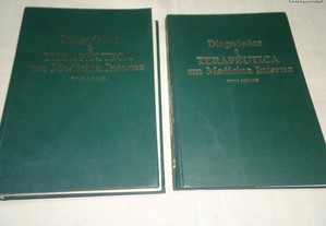 2 livros Diagnóstico e Terapêutica em Medicina Interna 14 edição 2 e 3 volumes 1987