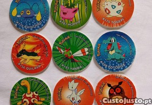 Tazos Pokémon originais Matutano