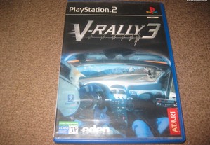 Jogo "V-Rally 3" PS2/Completo!