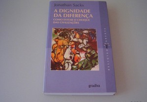 Livro "A Dignidade da Diferença" de Jonathan Sacks / Esgotado / Portes de Envio Grátis