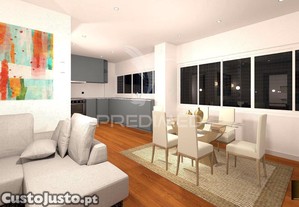 T2 totalmente remodelado | 8º andar com vista rio