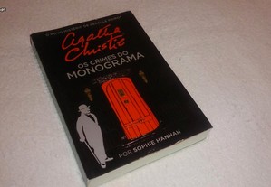 agatha christie - os crimes do monograma (sophie hannah) 1ª edição 2014 livro