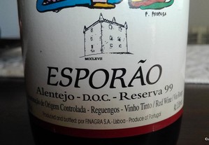 Garrafa Esporão reserva 1999