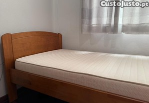 Cama solteiro e m. cabeceira