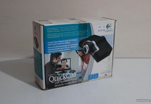 Módulo de Mãos Livres Usb Logitech QuickCall (Sem uso)