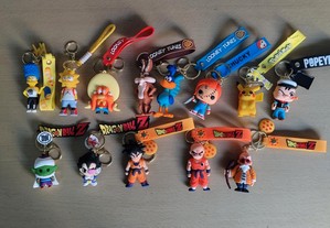 Porta-Chaves Dragon Ball, Popeye, Chucky, Pokemon