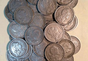 50 centavos 1967 alpaca - 50 moedas
