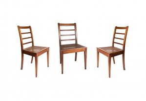 Conjunto cadeiras palhinha século XX dona Maria