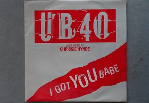 Disco single vinil UB 40 - I got you babe