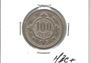 Espadim - Moeda de 100 Reis de 1900 - Mbc+