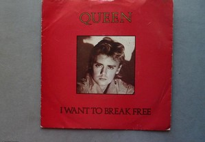 Disco single vinil Queen - I want to break free
