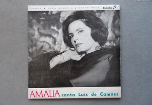 Disco single vinil Amália Rodrigues - Amália Canta Luís de Camões