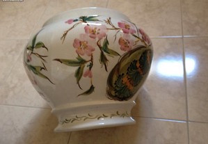 Vaso antigo pintado à mão em cerâmica, para planta