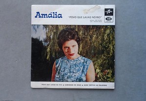 Disco single vinil Amália Rodrigues - Povo que lavas no rio