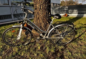 Bicicleta City Bike "EXPO-BIKE" Alumínio Polido.