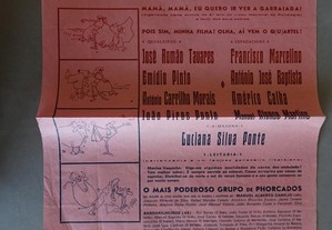Programa de tourada bullfight Praça de touros Plaza de toros Alter do Chão 1967