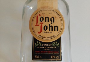 Garrafa de Whisky Long John 50 cl