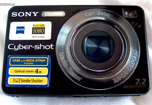 Camera Camara Máquina Fotográfica Compacta SONY CyberShot DSC-W125 REPARACAO