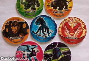 Lote 7 tazos Gormiti