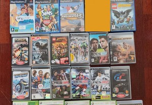 Jogos PS2 PS3 PSP Xbox Vários Preço Unidade