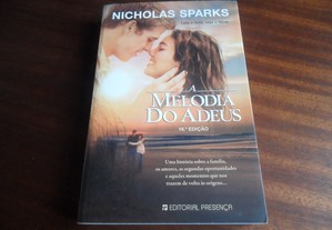 "A Melodia do Adeus" de Nicholas Sparks - 16ª Edição de 2015