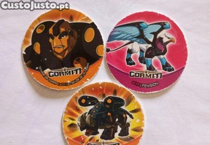 Lote 3 tazos Gormiti