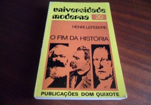 "O Fim da História" de Henri Lefebvre - 1ª Edição de 1971