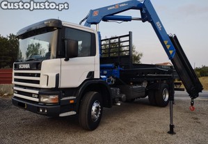 Camio Scania Grua 6 lanos grande capacidade 16,20m 8330 ton
