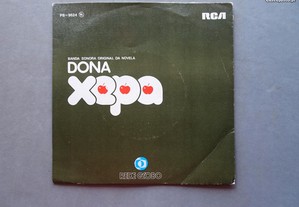 Disco vinil single Banda Original da Novela Dona Xepa