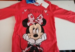 Camisa Disney Minie - Tamanho 92 cm (NOVA)