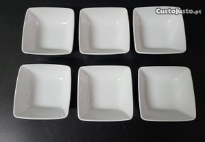 Conjunto de Seis taças para sobremesa em Porcelana da TAP