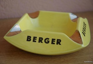 Cinzeiro vintage grande em cerâmica Berger