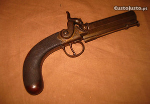 Antiga pistola percussão inglesa 1850