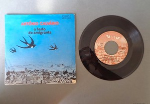 Disco single vinil - António Calvário - A Festa do