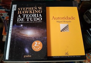 Obras de Stephen Hawking e Miguel Morgado