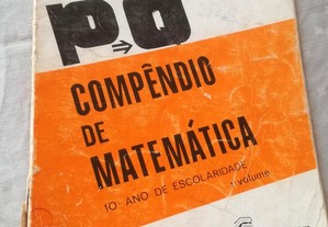 Compêndio de Matemática 10º Ano 1º Volume Porto Ed