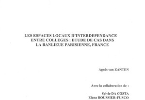 Les Espaces Locaux d Interdependance entre Colleges: Etude de Cas dans la Banlieue Parisienne, France