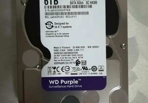 WD Purple NAS - Disco 6TB (CMR & air) Western Digital - rígido SATA