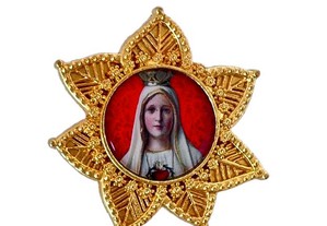 Pregadeira/Medalha Nossa Senhora de Fátima