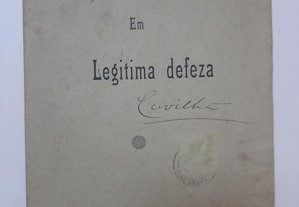 Em Legitima Defeza Dr. Luiz Pereira da Costa - 1895