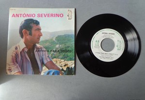 Disco vinil single - António Severino - Artista pa
