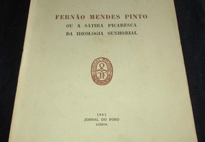 Livro Fernão Mendes Pinto ou a Sátira Picaresca