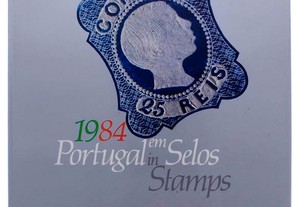 Livro dos CTT completo : "Portugal Selos 1984 (2ª Edição)