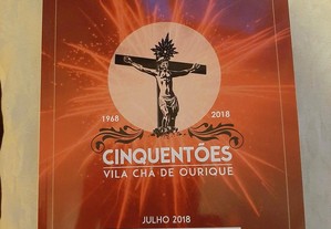 Livro dos Festejos em Honra Senhor Jesus Aflitos .Cinquentões ano 2018.Novo.