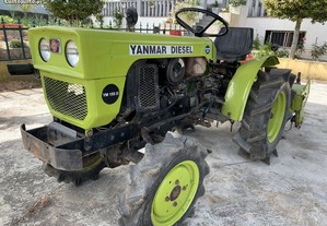 trator agrícola YANMAR YM 155 D 4X4 com fresa