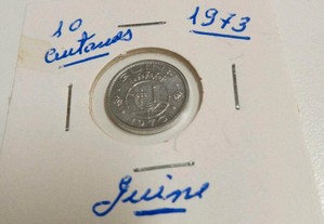10 Cent Guiné 1973 Alumínio