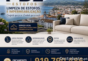Limpeza e higienização de estofos