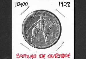 Moeda de 10 Escudos. Portugal 1928