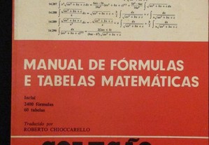 Manual de Fórmulas e Tabelas Matemáticas - Murray R. Spiegel